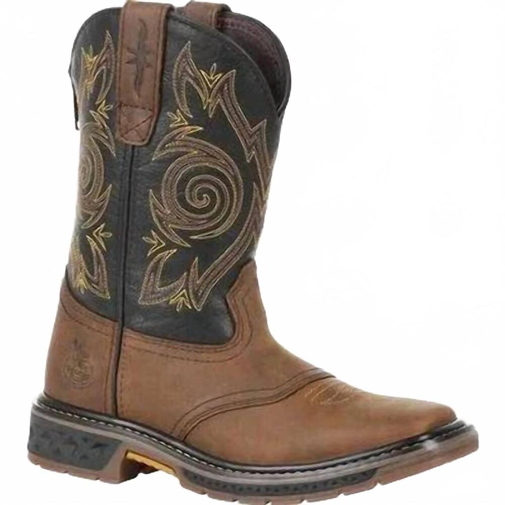 NEW GEORGIA BOOT boys carbo-tec lt pull-on saddle boot in black